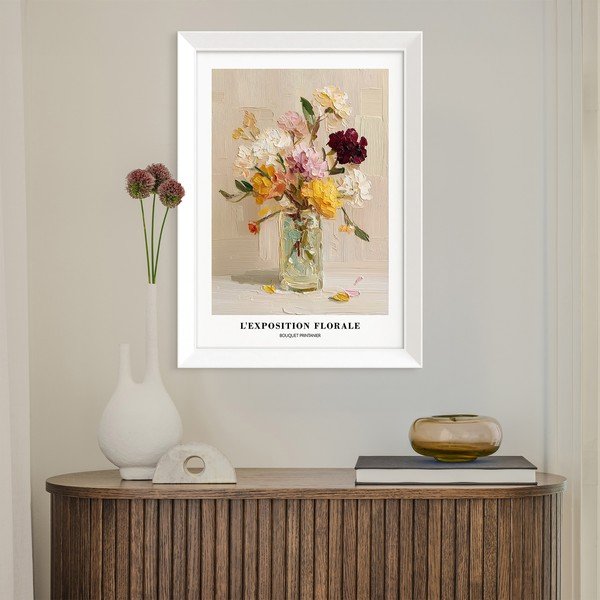 Obraz drukowany z ramą w zestawie 56x75 cm Sunny Bouquet – Styler-image-2