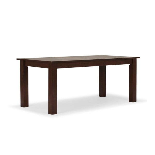 Stół z drewna kauczukowca SOB Milano, 180 x 90 cm