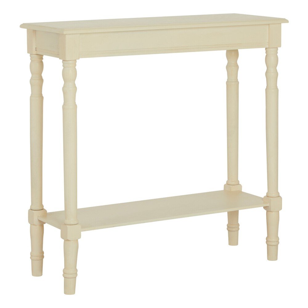 Konsola z litego drewna sosnowego w kolorze kości słoniowej 30x80 cm Heritage – Premier Housewares