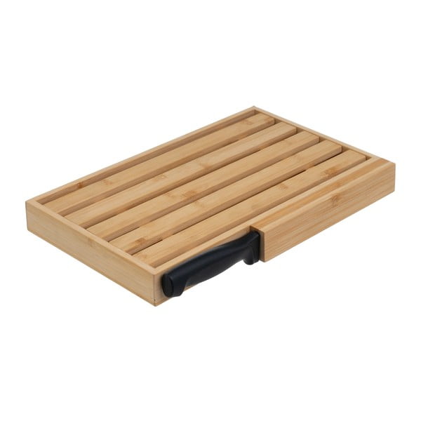 Bambusowa deska z akcesoriami 22x35,5 cm – Casa Selección-image-2
