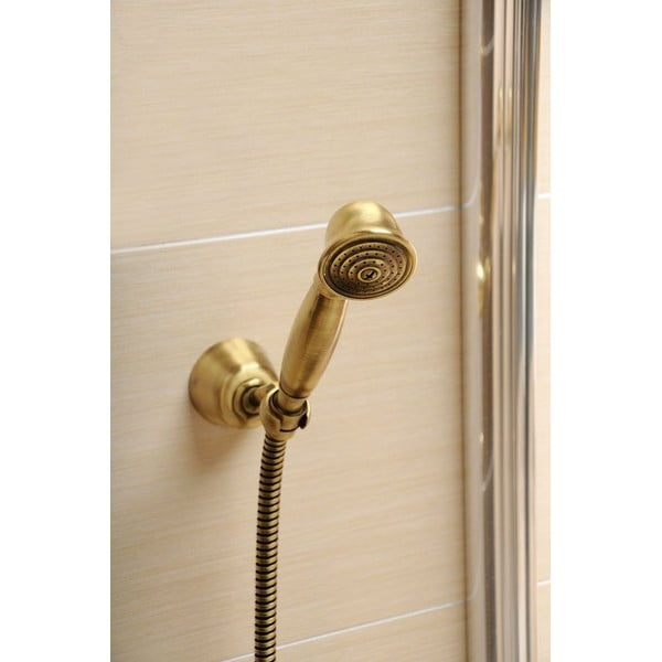 Słuchawka prysznicowa z mosiądzu w kolorze brązu ø 5 cm Antea – Sapho-image-1