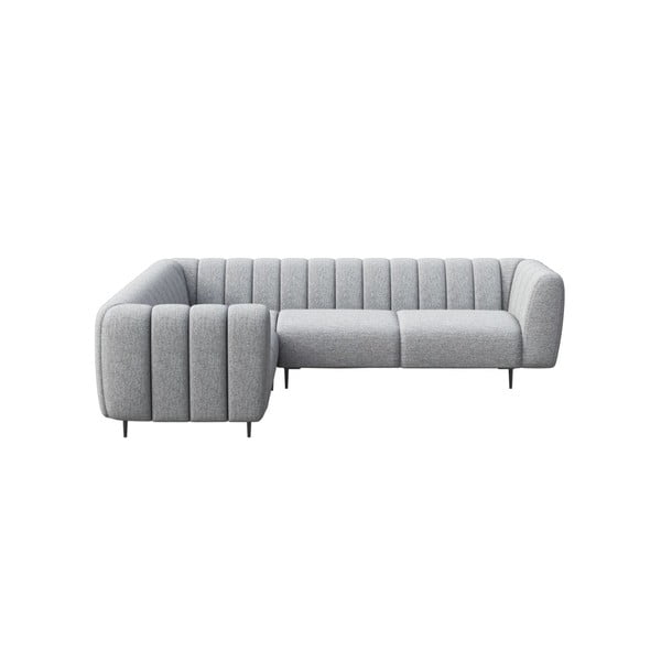 Jasnoszary narożnik (lewostronny/w kształcie litery L) Shel – Ghado