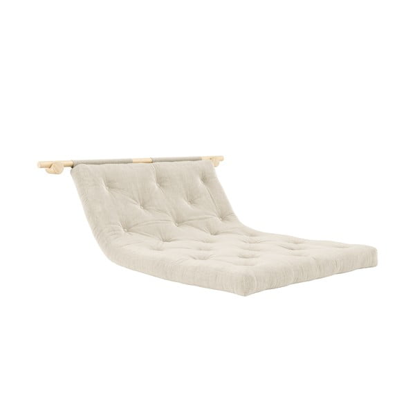 Kremowa sztruksowa rozkładana sofa 135 cm Hooked – Karup Design-image-3