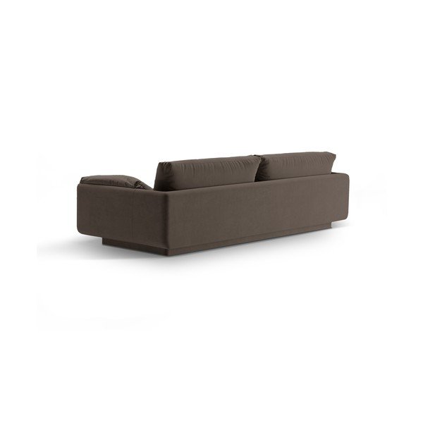 Brązowa aksamitna sofa 250 cm Torino – Micadoni -image-2