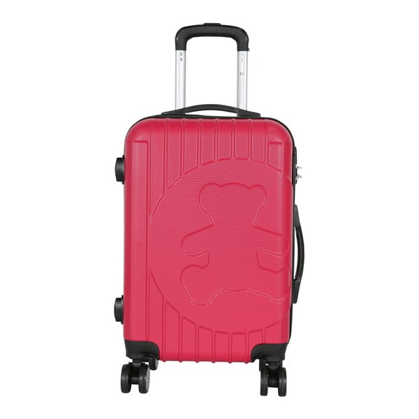 Różowa walizka podręczna LULU CASTAGNETTE Philip, 44 l