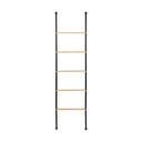Czarno-naturalna metalowa drabina dekoracyjna Bambusa – Wenko