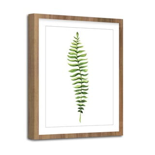 Obraz Styler Modernpik Greenery Wooden Fern, 30x40 cm