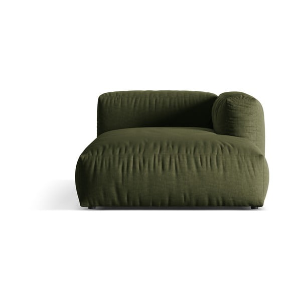 Zielony moduł sofy (prawostronny) Martina – Micadoni Home