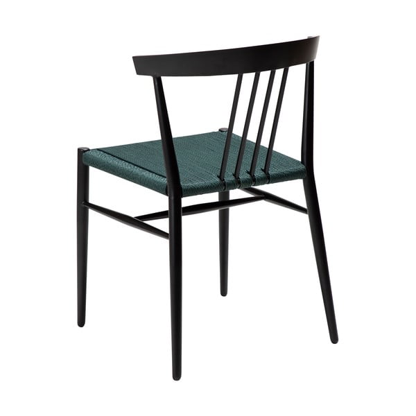 Czarno-turkusowe krzesło Sava – DAN-FORM Denmark-image-4