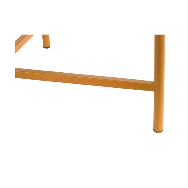 Metalowy okrągły stolik w kolorze ochry ø 50 cm Meseta  – Leitmotiv-image-2