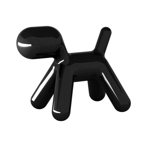 Krzesło Puppy czarne błyszczące, 43 cm