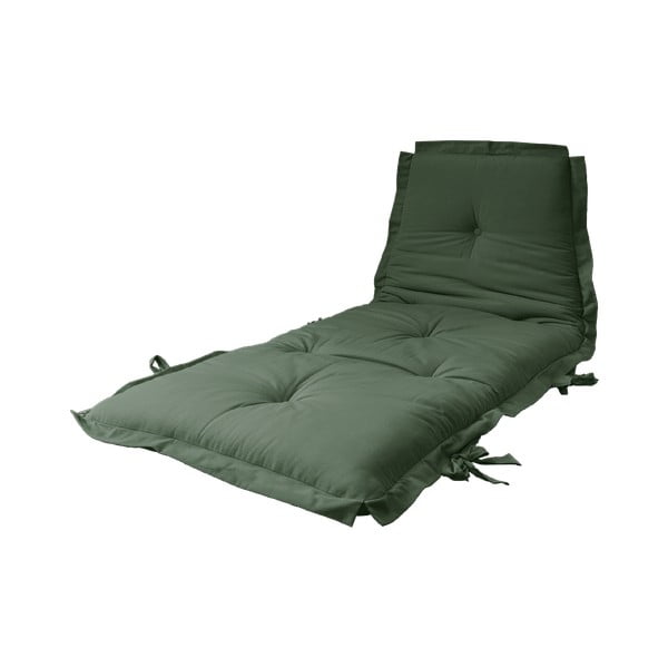 Futon wielofunkcyjny Karup Design Sit & Sleep Olive Green, 80x200 cm