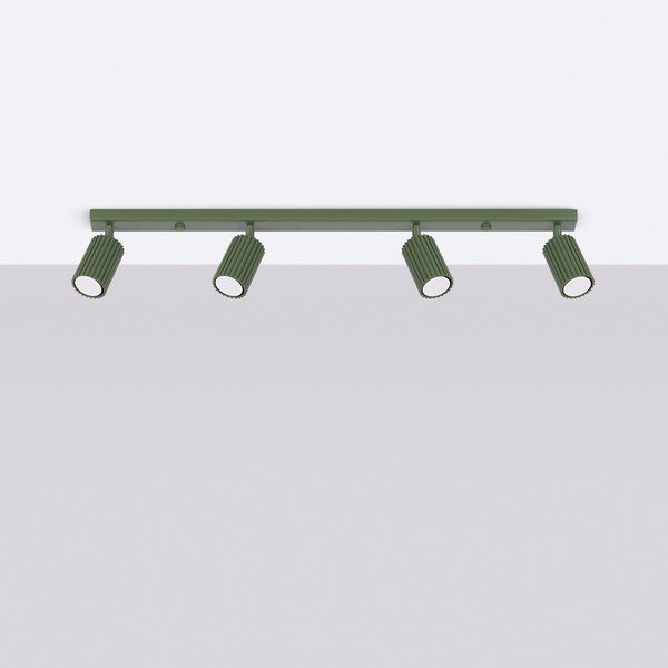 Zielona lampa punktowa 6,5x81 cm Gleam – Sollux-image-4