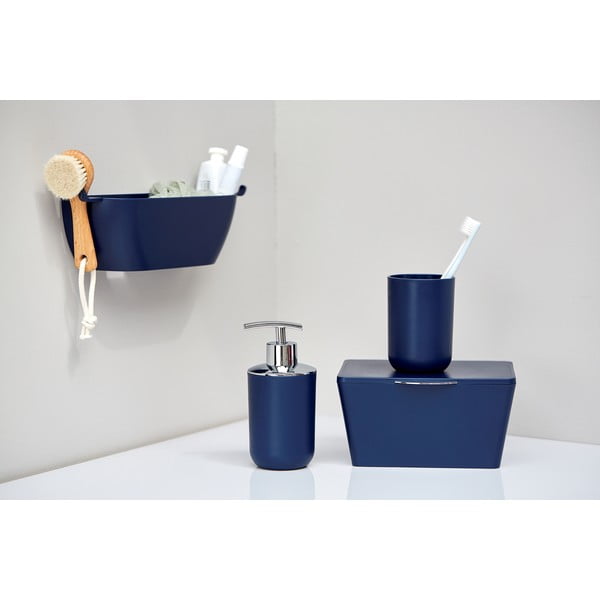 Granatowy dozownik do mydła Wenko Brasil-image-3