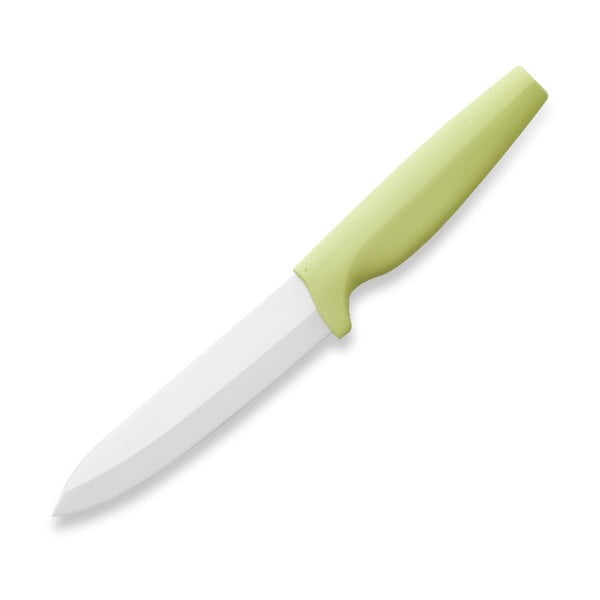 Nóż ceramiczny z zieloną rękojeścią Brandani Soft