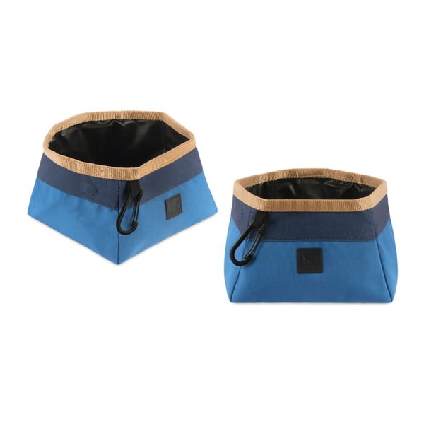 Tekstylna składana miska podróżna ø 18 cm River – P.L.A.Y.-image-1