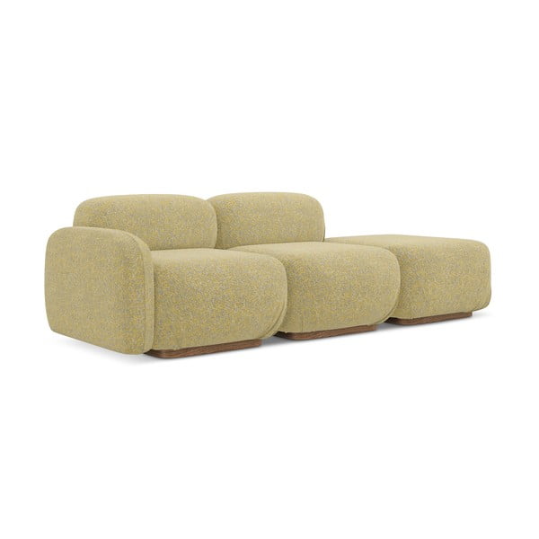 Żółty szezlong modułowy (lewostronny) Ailani – Makamii-image-2