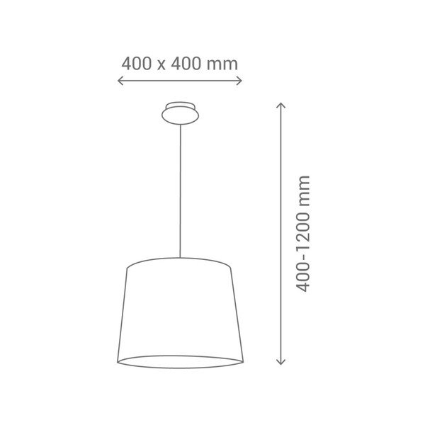 Biała lampa wisząca SULION Otto-image-1