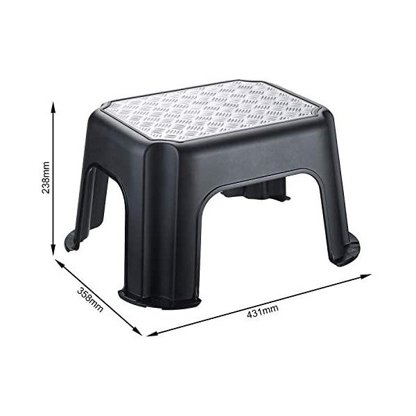 Czarny stołek Paso – Rotho-image-2