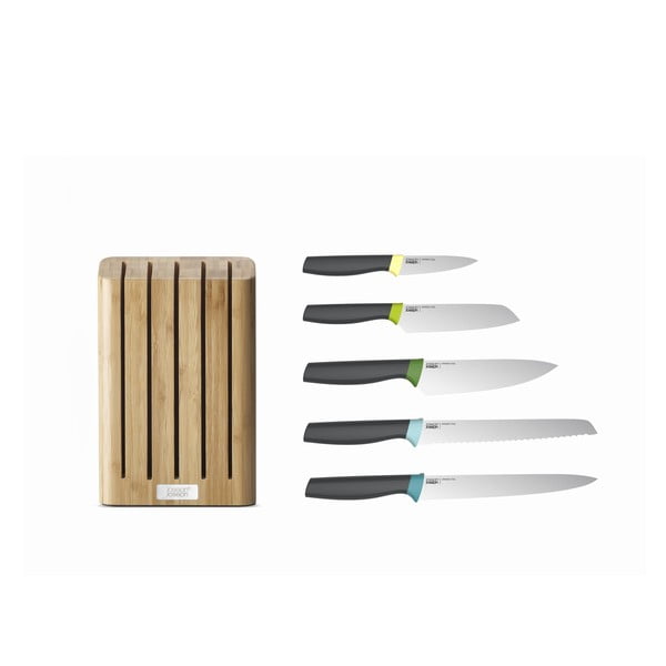 Komplet noży w bambusowym stojaku Joseph Joseph Elevate-image-4