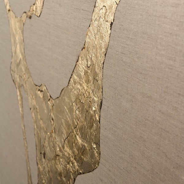 Ręcznie malowany obraz 90x120 cm Wild Horizon Gold – Malerifabrikken-image-3