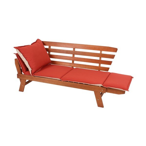 Ławka ogrodowa z drewna eukaliptusowego Garden Pleasure Fortuna-image-3