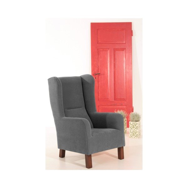 Antracytowy fotel Max Winzer Bruno Velor-image-1
