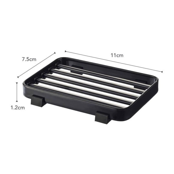 Czarna mydelniczka YAMAZAKI Tower-image-2