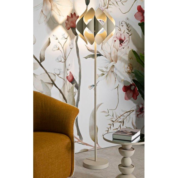 Beżowa lampa stojąca z metalowym kloszem (wysokość 155 cm) Space – Mauro Ferretti-image-1