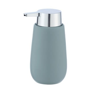 Szaroniebieski ceramiczny dozownik do mydła Wenko Badi, 320 ml