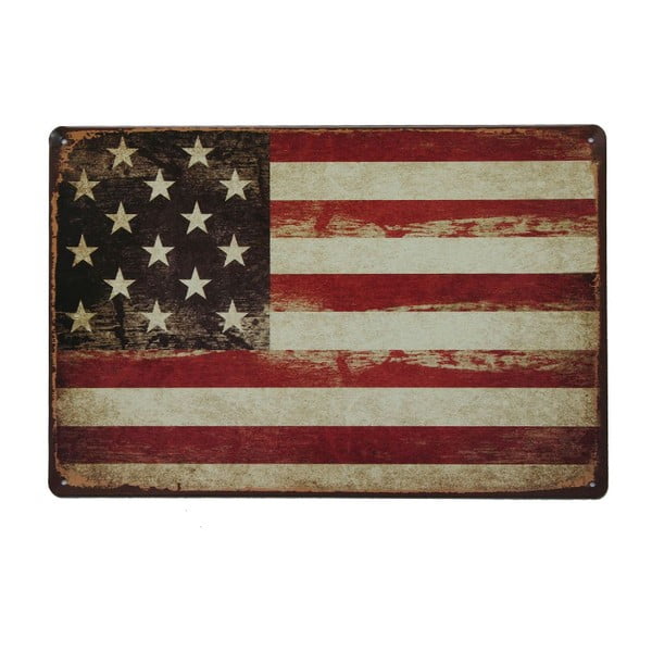 Tablica USA Flag, 20x30 cm