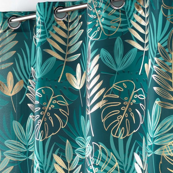 Zielona zasłona 140x260 cm Ornella – douceur d'intérieur-image-1