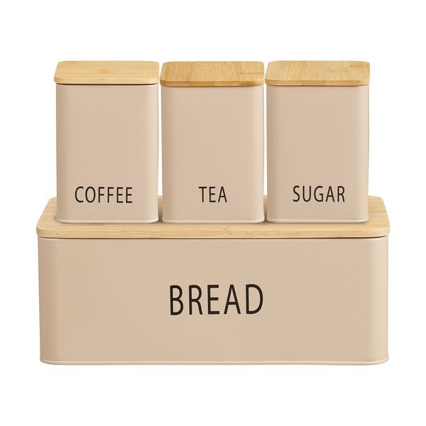 Metalowe pojemniki 4 szt. Tula – House Nordic