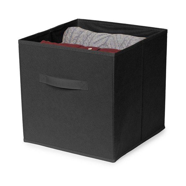 Czarny tekstylny pojemnik 31x31x31 cm – Compactor-image-2