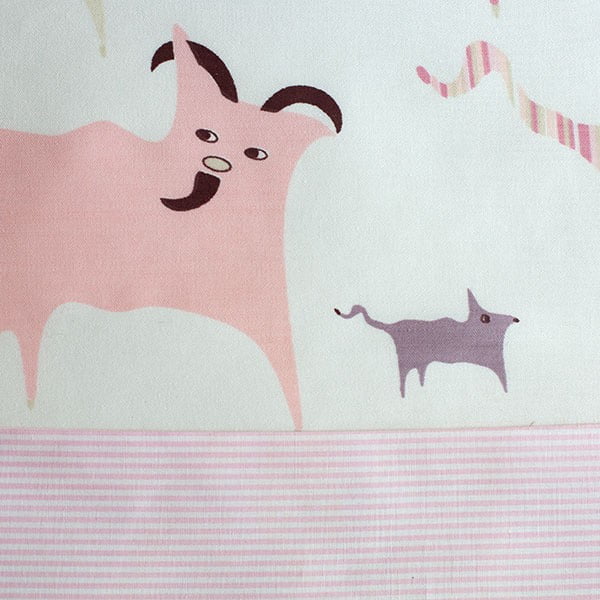Dziecięcy śpiworek Bartex Różowe zwierzątka, 70x180 cm-image-2