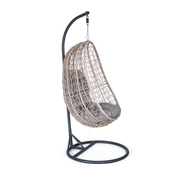 Wiszący fotel ze sztucznego rattanu Bonami Essentials Azuro-image-2