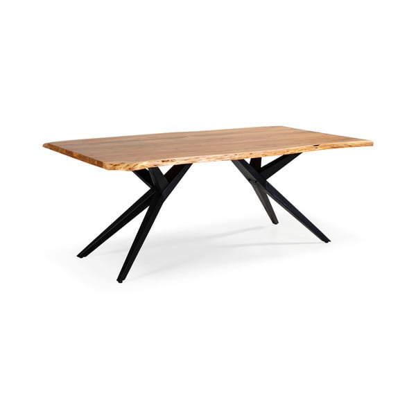 Stół z blatem z drewna akacjowego 100x200 cm Mudri – Marckeric