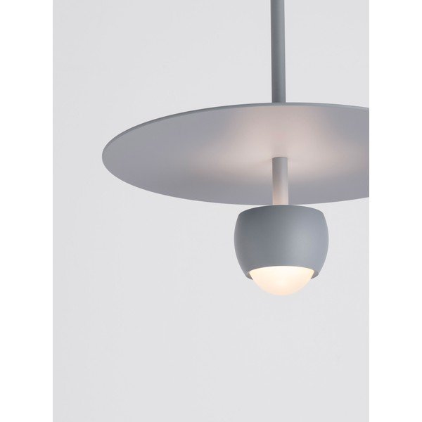 Szaroniebieska aluminiowa lampa wisząca LED ø 30 cm Edem – Nova Luce-image-2