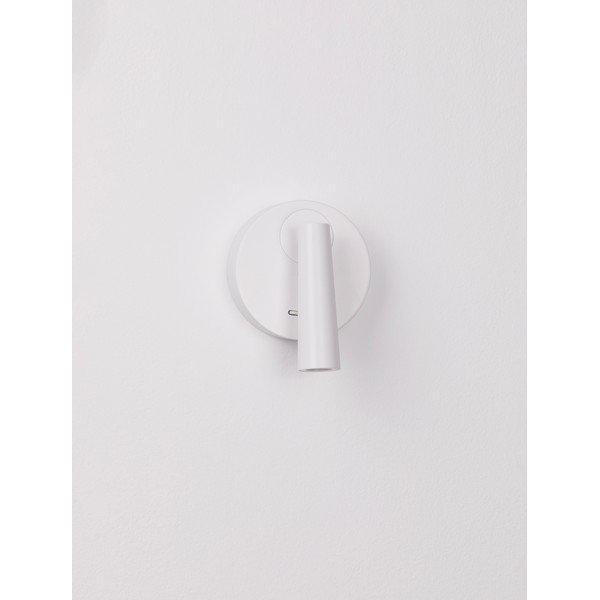 Aluminiowa lampa punktowa LED z elastyczną konstrukcją w matowym białym kolorze 7x10 cm Tico – Nova Luce-image-4
