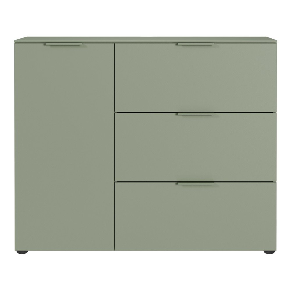 Zielona szafka z matowym wykończeniem 109x98x40 cm Savoca – Germania (zdjęcie 3)