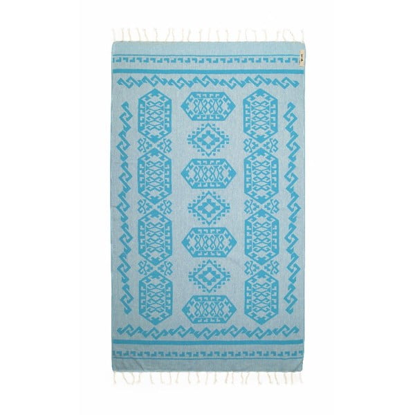 Ręcznik hammam Ottoman Light Blue, 95x175 cm