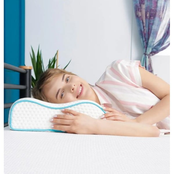 Poduszka ortopedyczna wypełniona pianką pamięciową 42x61,5 cm – Mila Home-image-2