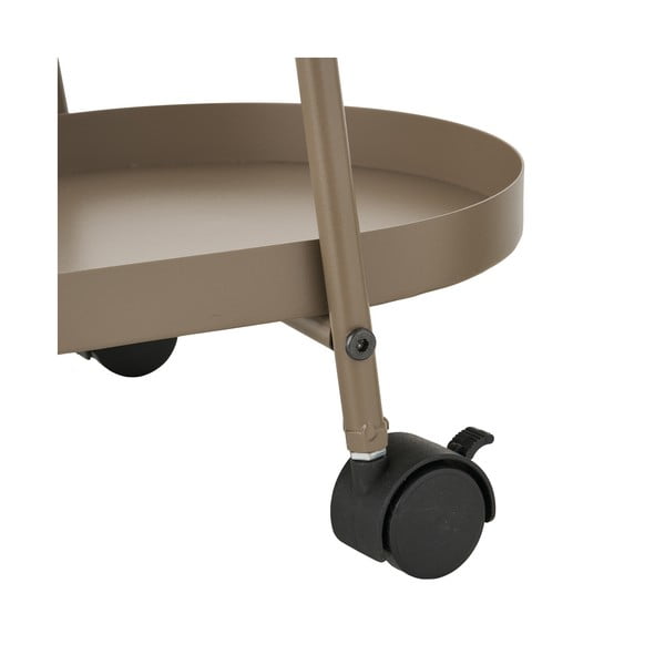 Metalowy barek na kółkach 27,5x60 cm Empoli – House Nordic-image-3