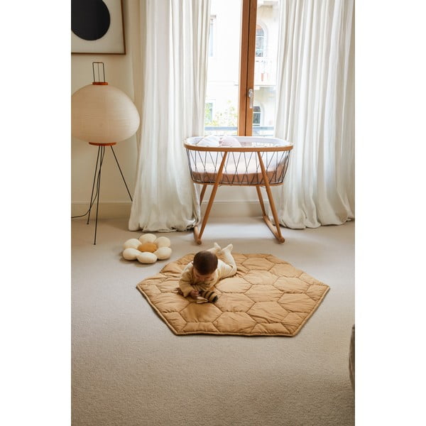 Żółta mata do zabawy dla dzieci Honeycomb – Lorena Canals-image-3