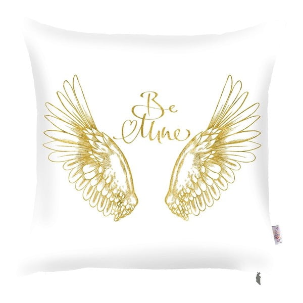 Poszewka na poduszkę z dekorem w złotej barwie Mike & Co. NEW YORK Wings, 43x43 cm