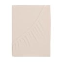 Jasnobrązowe prześcieradło z gumką 140x200 cm – B.E.S.