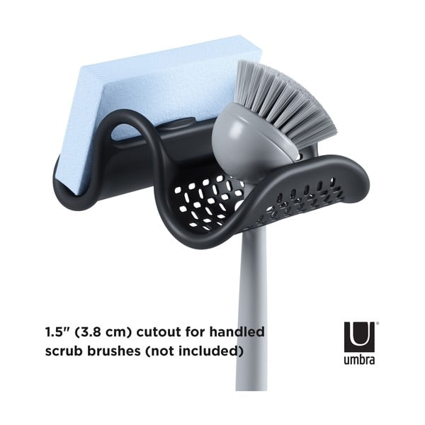 Wiszący plastikowy uchwyt na gąbkę Sling – Umbra-image-3