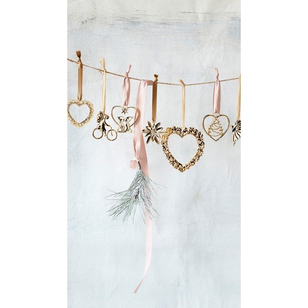 Wisząca dekoracja świąteczna w kolorze złota Kähler Design-image-4