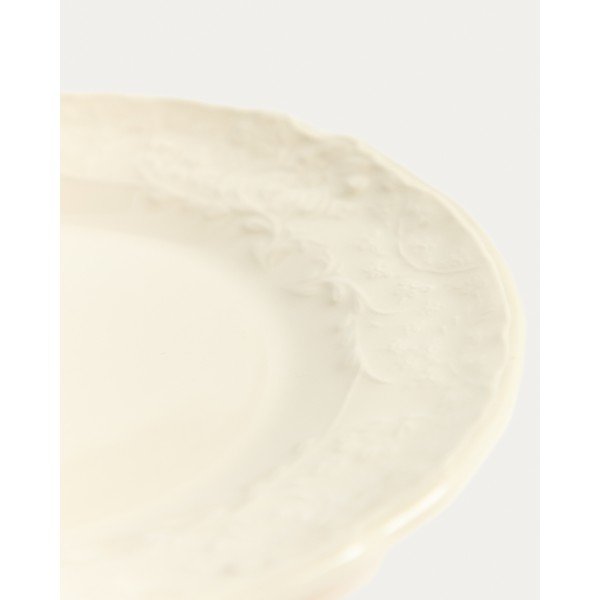 Beżowy ceramiczny talerz deserowy ø 17 cm Varla – Kave Home-image-2