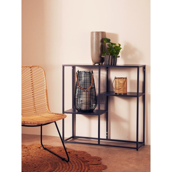 Szary stalowy regał 80x81x26 cm Acero – Premier Housewares-image-1